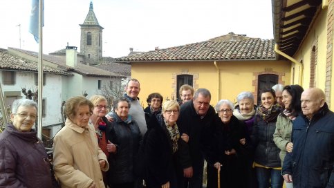 Visita a Sant Julià de Vilatorta amb l'alcalde Joan Carles Rodríguez